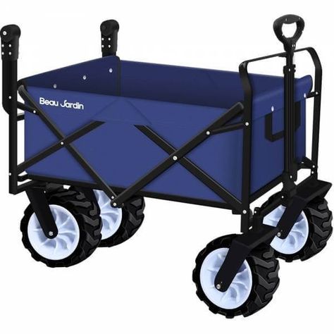 13 Best Folding Wagons for Camping - The Tent Hub Beach Wagon Cart, Heavy Duty Wagon, Checklist Ideas, Folding Cart, Air Tent, Utility Wagon, Beach Wagon, Wagon Cart, Beach Cart