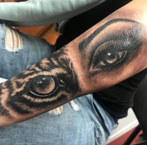 Tiger Eyes Tattoo, Eyes Tattoo, Tiger Eyes, Eye Tattoo, Tiger Eye, Halloween Face, Face Makeup, Halloween Face Makeup, Tattoos