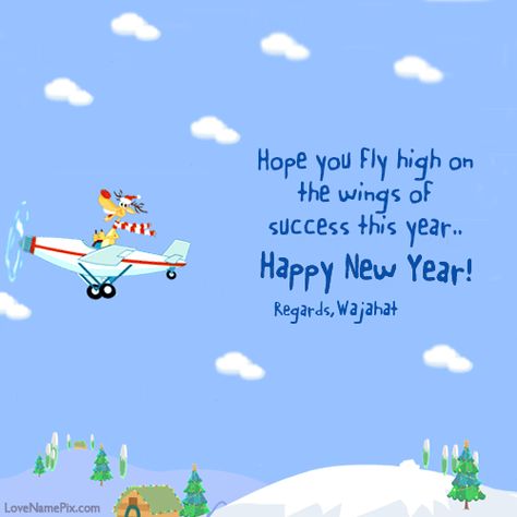 Wajahat Name Picture - Happy New Year Best Wishes Cards Beautiful New Year Wishes, Happy New Year Best Wishes, Images For Facebook Profile, New Year Wishes Messages, Happy Chocolate Day, Best Wishes Card, Anniversaire Diy, Happy Anniversary Wishes, New Year Message