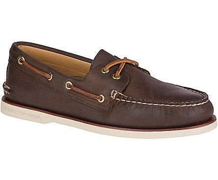 Sperry Men's Gold Cup Authentic Original Boat Shoe, Brown Sperry Top Sider Men, Sperry Men, Sperry Boat Shoes, Gold Cup, Boat Shoe, Famous Footwear, Deer Skin, Sperry Top Sider, Duck Boots