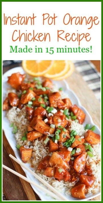 Instant Pot Orange Chicken, Orange Chicken Recipe, Diner Recept, Instant Pot Recipes Chicken, Instant Pot Dinner Recipes, Easy Instant Pot Recipes, Barbecue Chicken, Orange Chicken, Instapot Recipes