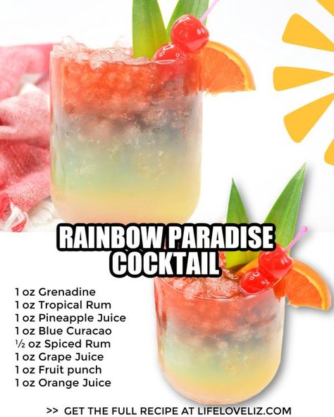 Simply Delicious Recipes Paradise Cocktail, Tropical Party, Tropical Vacation, Yummy Food, Drinks