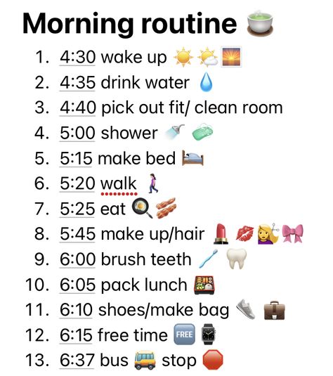 Moring Routine, Good Apps For Iphone, Middle School Essentials, Middle School Hacks, Morning Routine Checklist, Study Schedule, Middle Schoolers, Evening Routine, School Board