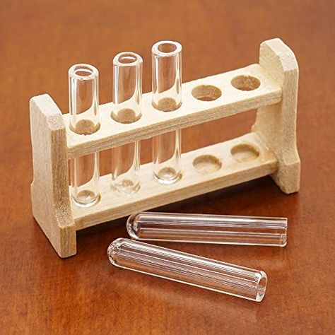 Miniature Dollhouse Accessories, Glue Art, Mini Laptop, Wood Rack, Test Tubes, School Accessories, Science Lab, Trailer Accessories, Dollhouse Decor