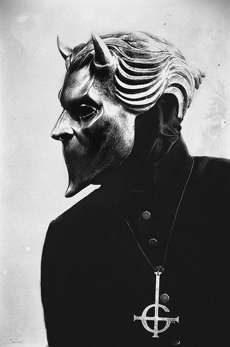 Ghost Wallpaper, Devil Mask, A Black, Ghost, Mask, Black And White, Tumblr, White, Black