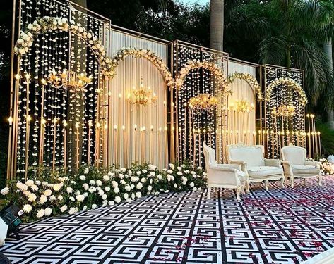 Indian Wedding Decorations Receptions, Reception Stage Decor, Simple Stage Decorations, Wedding Setup, Wedding Stage Backdrop, Wedding Hall Decorations, Wedding Stage Decor, Reception Backdrop, Wedding Decor Photos