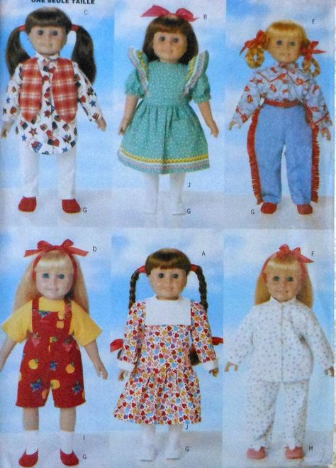 18" Doll Clothes Sewing Pattern Free Doll Clothes Patterns, Dog Harness Pattern, Dress Overalls, Pajamas Dress, American Girl Doll Patterns, Ag Doll Clothes, Doll Wardrobe, Clothes Sewing, Clothes Pattern