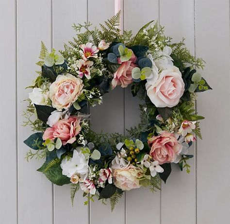 Homemade door wreaths