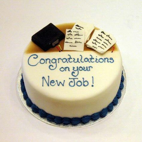 Congratulation on your New job @Sarah Chintomby Linder!!!! So Proud Of You Cake Ideas, New Job Party Ideas Congratulations, Congratulations Cake New Job, New Job Celebration Party Ideas, Congrats Cake Ideas, Job Promotion Cake, Congratulations Cake Design, New Job Cake Ideas, Promotion Cake Ideas