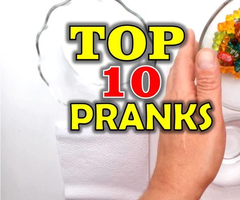 Top 10 Pranks - Pranks to Make to Your Friends - In this video I teach you how to make 10 easy and fun pranks to laugh with family and friends. The video is subtitled in English. Fun Pranks To Pull On Friends, Pranks To Do On Friends, Pranks To Pull On Friends, Camping Pranks, Prank Ideas For Friends, Camp Pranks, Pranks For Friends, Sleepover Pranks, Top Pranks