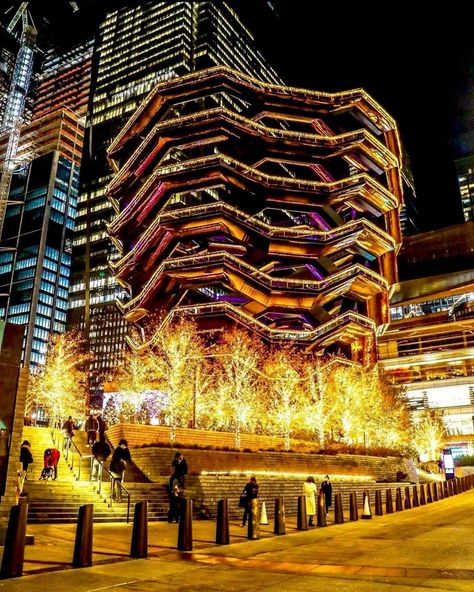 Alpha Moving & Storage on Instagram: “The Vessel at Hudson Yards 💫” The Vessel New York, Christmas Nyc, Moving Storage, New York Winter, The Vessel, Hudson Yards, Moving And Storage, High Line, Nyc Trip