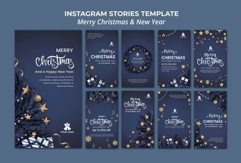 Christmas Instagram Post Ideas, Christmas Post Design, Instagram Story Christmas, Poster For Christmas, Xmas Countdown, Merry Christmas Poster, New Year Postcard, Happy New Year Design, Social Media Advertising Design