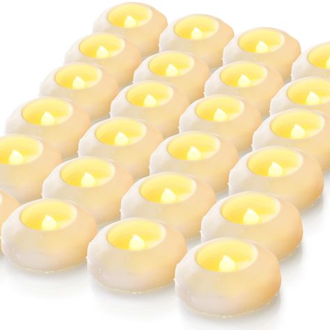 PRICES MAY VARY. 👍[ Lasts 12X Longer than burn floating candles ] Our waterproof flameless tea lights with high-quality cr2032 batteries pre-installed, each battery has at least 120+ hours lifetime, while traditional burning floating candles only last about 10 hours 👍[ Better stability than burning candles ] Compared to a traditional burning candle, fake floating candles are lighter and can stay upright in the pool without sinking. led floating candles do not melt and maintain the three-dimensional fullness of the candle without creating residual wax. The wick will not be extinguished by airflow, moisture and collision, and can maintain enough brightness in your wedding or various parties to create a romantic atmosphere 👍[ Easy to use ] fun floating fake candles that work through the co Floating Wick Candle, Cylinder Vase Battery Candle, Wedding Candle Float, Make A Battery Candle Centerpiece, Floating Holiday Candle, Led Floating Tea Lights, Waterproof Floating Candles, Floating Fake Candle Centerpieces, Led Floating Candles