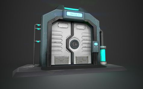 ArtStation - Sci-fi door, Noora Takkinen Sci-fi Door, Sci Fi Portal, Scifi Door, Futuristic Door, Spaceship Door, Cyberpunk Elements, Space Door, Unusual Doors, Space Themes