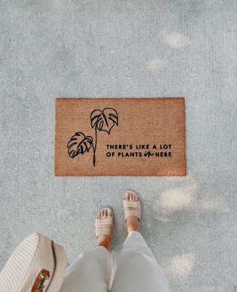 Sushi House, Single Swag, Fall Doormat, Hello Welcome, Plant Mom, Outdoor Mat, Welcome Mat, Outdoor Door Mat, Door Mats