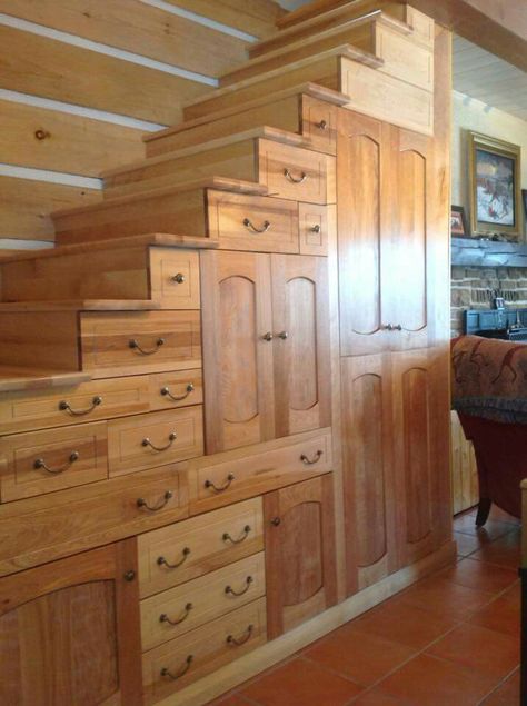 Stairs with storage# Under Stair Storage Drawers, Stairs Hidden Storage, Stairs With Storage, Ideas For Stairs, Storage Steps, Under Stairs Storage, Stairs Renovation, Home Stairs Design, Diy Stairs