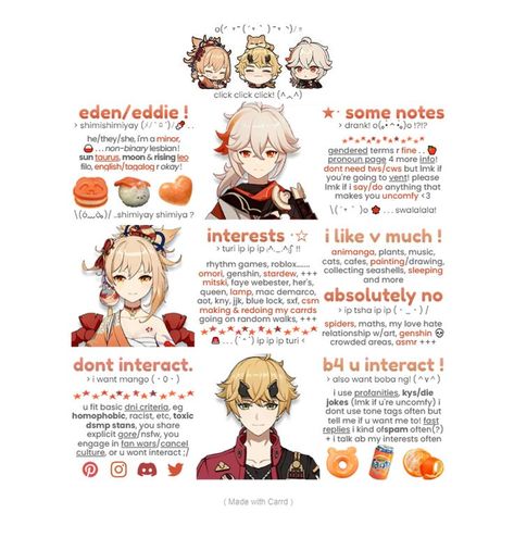 4 Image Layout, Genshin Carrd Ideas, Anime Carrd Ideas, Genshin Rentry Icons, Carrd Inspo Enstars, Yoimiya X Thoma, Carrd Decorations, Carrd Inspo Genshin, Genshin Impact Template