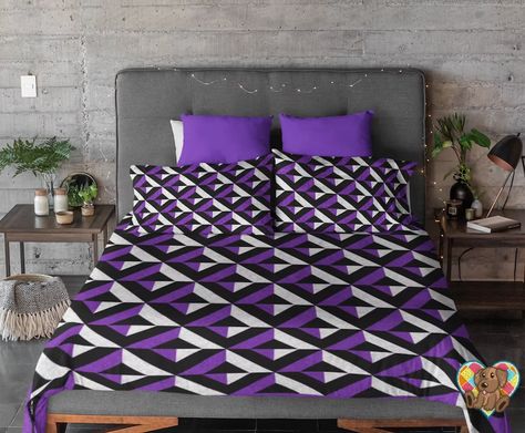 Purple Quilt, Log Cabin Quilt Pattern, Kids Quilts, Quilt Pillow, Quilting Designs Patterns, Purple Quilts, Dog Quilts, Quilted Pillow Shams, Grand Kids