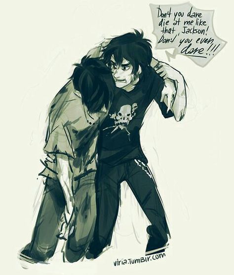 Don't you dare die Viria, Percy Jackson, Black And White, White, Black, Art