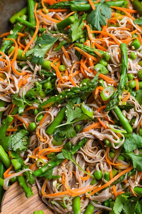 Stir Fried Soba Noodles with Vegetables | Eat Well Enjoy Life Soba Noodle Sauce, Japanese Soba Noodle Recipe, Broccolini Stir Fry, Soba Noodle Recipe, Japanese Soba Noodles, Noodles With Vegetables, Noodle Sauce, Buckwheat Soba Noodles, Soba Noodles Recipe