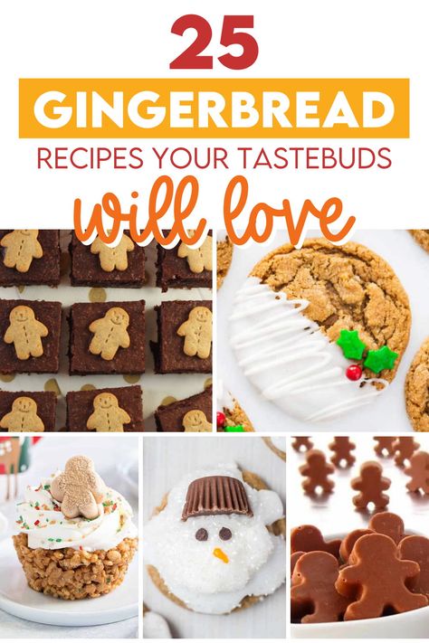 Best Gingerbread Dessert Recipes for Christmas Gingerbread Desserts Christmas, Gingerbread Snacks, Dessert Recipes For Christmas, Gingerbread Desserts, Gingerbread Dessert Recipes, Best Gingerbread Cookie Recipe, Gingerbread Cookie Mix, Gingerbread Dessert, Gingerbread Recipes