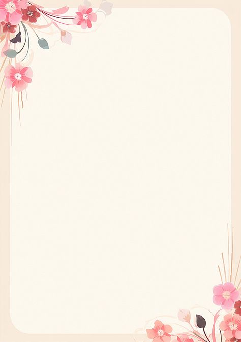 Background Page For Writing, Bg Template, Slides Background, Attractive Background, Border Background, Pinterest Graphics, Vintage Paper Background, Flower Graphic Design, Plain Background