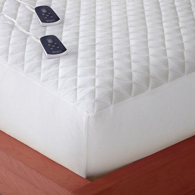 Electric Mattress Pad by Micro flannel - EBMPCKWHT Heated Mattress Pad, California King Mattress, Full Mattress, Electric House, Electric Blankets, Mattress Brands, Mattress Pads, King Mattress, Twin Mattress