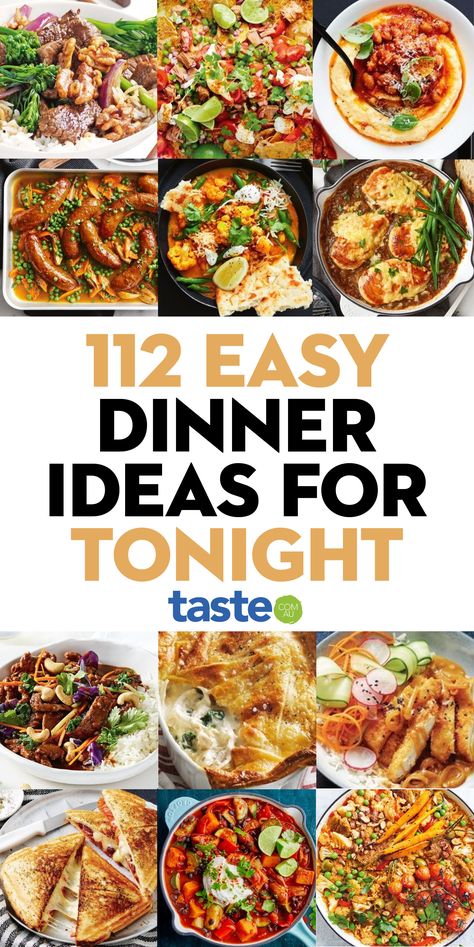 Dinner Ideas Different, Simple Food Ideas For Dinner, Dinner Buffet Ideas At Home, Something Different For Dinner Ideas, Nice Dinner Ideas, Quick Winter Dinner Recipes, Dinner Ideas For Tonight, Aussie Recipes, Dinner Recipes Quick