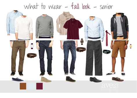 What to Wear | Ave23 Photography Senior Outfits, Senior Boy Poses, Male Senior Pictures, Outfits Athletic, What To Wear Fall, Senior Pictures Boys, Senior Guys, Senior Picture Outfits, Senior Pictures Poses