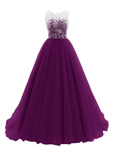 Dresstells Women's Long Tulle Ball Gowns Wedding Dress Evening Formal Party Maxi Dress Pink Size 12 Prom Desses, Dresses Silhouette, Graduation Cocktail, 파티 드레스, Long Evening Gowns, A Line Prom Dresses, Grad Dresses, Ball Gowns Prom, Lace Dresses