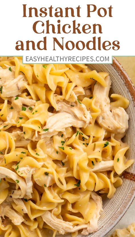 Instant Pot Chicken Recipes Shredded, Low Sodium Chicken Instant Pot Recipes, Chicken And Dumplings Egg Noodles, Shredded Chicken And Egg Noodles, Instant Pot Chicken And Egg Noodles, Instant Pot Chicken And Noodles Recipes, Crockpot Chicken And Egg Noodles, Egg Noodles Instant Pot, Egg Noodles Crockpot