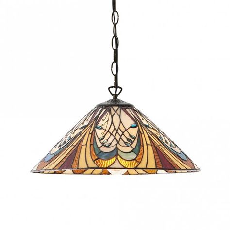 Interiors 1900 64162 Hector Single Light Tiffany Style Ceiling Pendant with Art Nouveau Design | Castlegate Lights Hector Guimard, Tiffany Style Lighting, Tiffany Pendant Light, Bronze Fixtures, Elegant Lighting Fixtures, French Art Nouveau, Paris Metro, Tiffany Glass, Art Nouveau Design