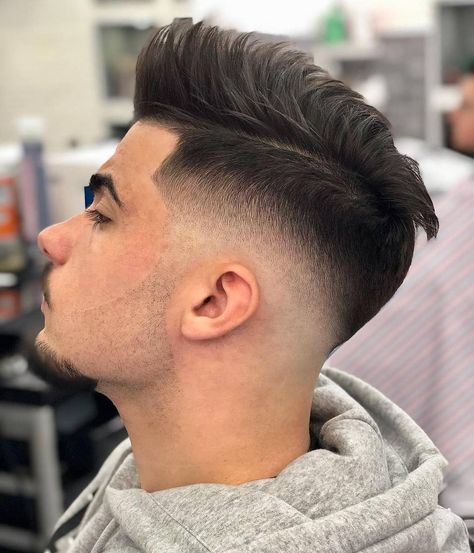 Find Your OWN Look at barbarianstyle.net #beauty #Men's+Hairstyles #Men's+Beauty #haircuts #hairstyles Dreads With Undercut, Fohawk Haircut, Mid Fade Haircut, Pompadour Haircut, Drop Fade Haircut, Comb Over Haircut, Drop Fade, Crop Haircut, Mens Hairstyles Thick Hair