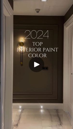 373K views · 21K reactions | 2024 Top Interior Paint Color Alert 🚨✨

🔗 Comment “SHOP” to get a DM for light sconces featured. Also in stories & highlights! 

[📲SAVE & SHARE FOR YOUR UPCOMING PROJECT!]

https://liketk.it/4GO5h

We don’t gatekeep any good design finds here!👇 
.
.
.
.
SW 0023
Pewter Tankard

FOLLOW FOR MORE INTERIOR DESIGN TIPS 📐
.
.
.

.
#aestheticinteriors #2024toppaintcolors #trendingpaints #2024trendypaints #lightinginspo #2024designtrends #newmodern #interiordesigntrends #newluxury #homeinspo #modernkitchens #interiordesigntips #luxuryhomes #Blackaccents #aesthetic #minimalism #cleaninteriors #cozyinteriors #chicinteriors #renovationproject #renolife #sleekspaces  #MoodLighting #NaturalLighting #minimalism #interiordesign | A E S T H E T I C A L L Y 💡✨ | Billie Eil Interior Paint Ideas For Small House, Sw Pewter Tankard, Best Interior Paint Colors 2024, Interior Paint Colors For 2024, Interior Paint Color, New House Construction, Light Brown Colour, Interior Wall Colors, House Colour