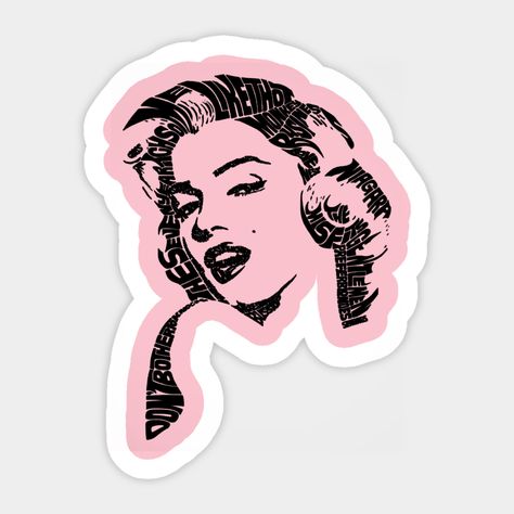 Celebrity Stickers, Chanel Stickers, Posters Diy, Sticker Inspiration, Kindle Stickers, Sticker Design Inspiration, Journal Sticker, Women Poster, New Sticker