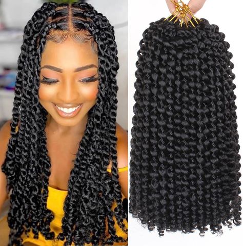 Distressed Passion Twists, Distressed Butterfly Locs, Water Wave Crochet Braids, Short Passion Twist, 12 Inch Hair, Twist Braiding Hair, Curl Braids, Water Wave Crochet, Passion Twist Hair