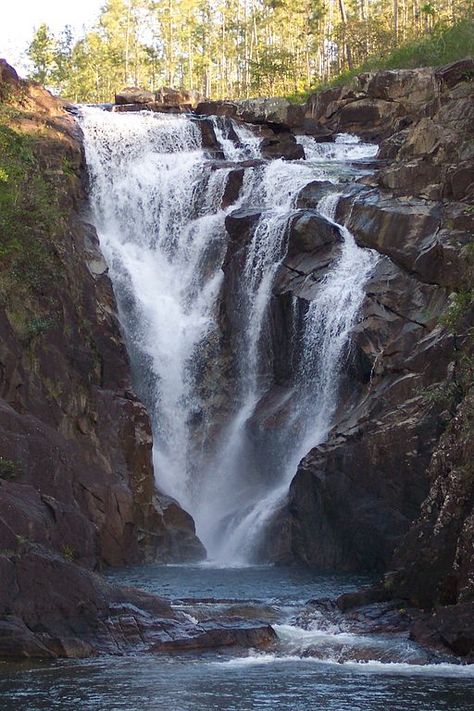 Big Rock Falls, Belize Vacation Images, Rock Waterfall, Cool Swimming Pools, Blue Hole, Big Rock, Scenic Photos, Water Falls, All I Ever Wanted, Oh The Places Youll Go