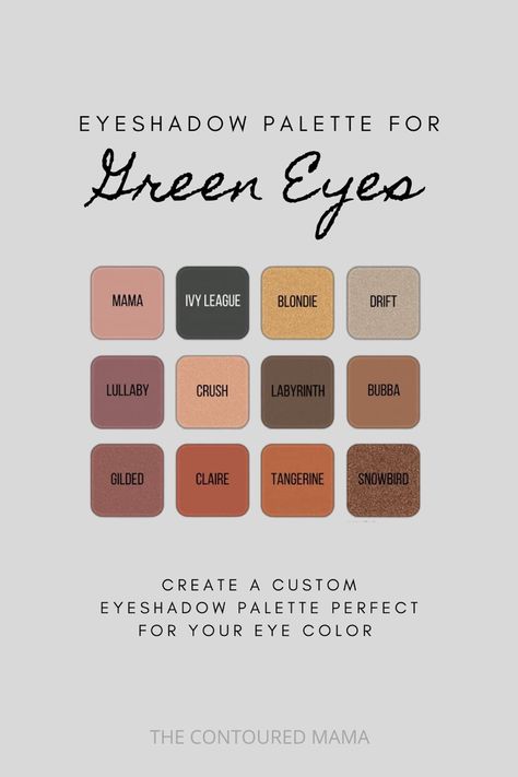 Eyeshadow colors for green eyes. Best Eyeshadow For Green Eyes, Eyeshadow Colors For Green Eyes, Colors For Green Eyes, Simple Eyeshadow Looks, Simple Eyeshadow Tutorial, Custom Eyeshadow Palette, Eyeshadow For Green Eyes, Eyeshadow Tutorials, Eyeshadow Colors