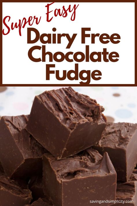 Have you gone dairy free? The one thing I missed the most was chocolate! Not anymore. You really need to try this super easy two ingredient dairy free chocolate fudge recipe! It's perfect for gift giving, snacking and enjoying. Dairy Free Deserts, Dairy Free Fudge, Chocolate Fudge Recipe, Fudge Recipes Chocolate, Two Ingredient, Dairy Free Chocolate Chips, Vegan Candies, Holiday Dessert Recipes, Easy To Make Desserts