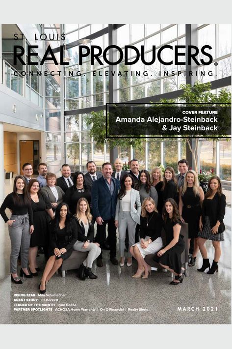 St. Louis Real Producers serves the top real estate agents in our area by hosting exclusive invite-only social events, introducing them to the best vendors in the industry, and publishing a magazine for and about other high-performing agents. Building Relationships, St Louis Mo, A Magazine, Real Estate Agents, Social Events, Estate Agents, Real Estate Professionals, Magazine Cover, St Louis