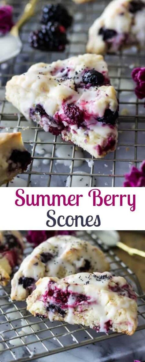 Sugar Spun Run, Berry Scones, Scones Recipe Easy, The Recipe Critic, Recipe Critic, Lemon Glaze, Berries Recipes, Monkey Bread, Scone Recipe