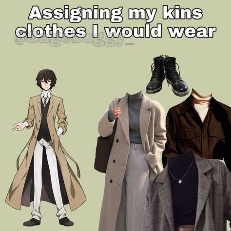 Atsushi Inspired Outfit, Dazai Clothes Style, Bungou Stray Dogs Outfit Ideas, Bungou Stray Dogs Inspired Outfits, Bungo Stray Dogs Inspired Outfits, Bungo Stray Dogs Outfit Ideas, Bsdcore Outfits, Dazai Inspired Outfit, Bsd Outfit Ideas