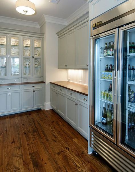 Cool glass door refrigerator filled with beer perfect for a mancave Glass Door Refrigerator, Kitchen Butlers Pantry, Butler’s Pantry, Butlers Pantry, Butler Pantry, Butler's Pantry, Pantry Design, Kitchen Photos, Ideas Pictures