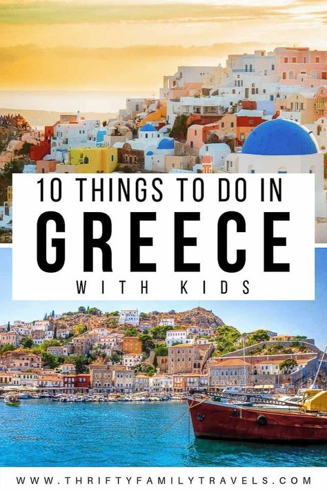 Greece With Family, Family Vacation In Greece, Best Countries To Visit With Kids, Camping Hacks With Kids, Europe With Kids, Travelling Inspiration, Things To Do In Greece, To Do In Greece, Greece With Kids