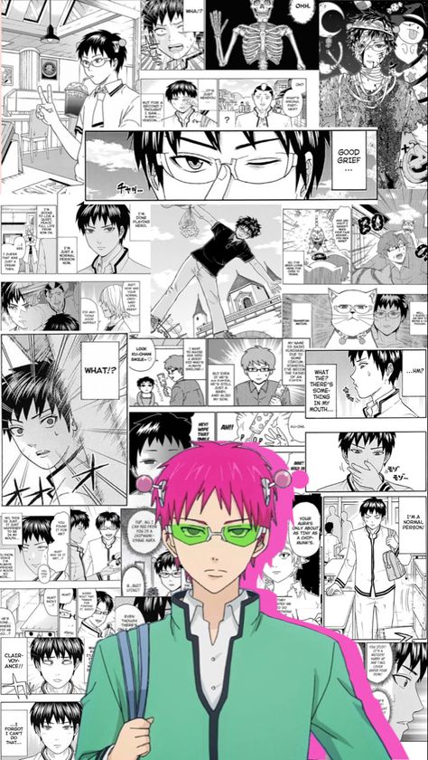 Saiki Wallpaper Iphone, Kusuo Saiki Wallpaper, Saiki Wallpaper Aesthetic, Saiki K Background, Saiki K Wallpaper Iphone, Saiki Kusuo Manga, Saiki Wallpaper, Kusuo Saiki, Saiki K Wallpaper