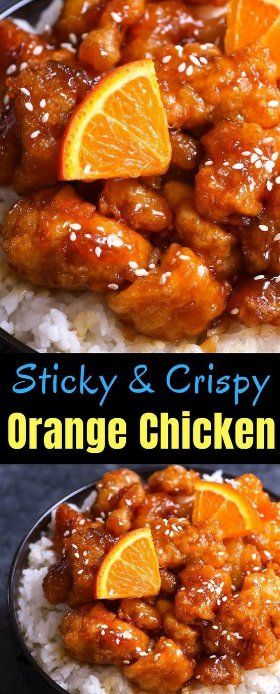 Sticky and Crispy Orange Chicken Crispy Orange Chicken, Panda Express Copycat, Chinese Orange Chicken, Orange Chicken Sauce, Chinese Chicken Recipes, Cibo Asiatico, Mapo Tofu, Orange Chicken Recipe, Easy Chinese Recipes