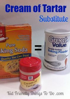 Emergency baking substitute for Cream of Tartar Cream Of Tartar Substitute, Substitute For Cream, What Is Baking Soda, Baking Powder Substitute, Kill Roaches, Baking Soda Benefits, Cream Of Tarter, Baking Substitutes, Baking Soda Uses