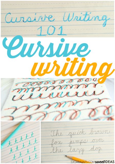 How to teach cursive letters to kids and students with creative tricks and tips.  Great ideas for teachers to implement in the classroom to teach kids cursive handwriting.  These fun learning activities developed by an Occupational Therapist will help teach kids the fundamentals of writing the alphabet in cursive  #cursive #teachingcursive #howtoteachcursive #occupationaltherapy #schoolbasedOT Cursive Activities, How To Teach Writing, Teaching Kids To Write, Teaching Kids Letters, Teaching Cursive Writing, Learn Handwriting, Teach Writing, Teaching Cursive, Learning Cursive