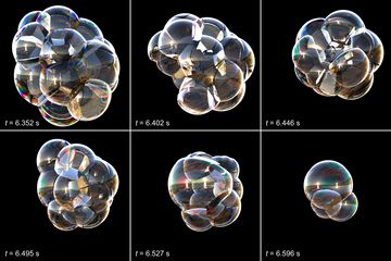 Lots of cool bubble info here Bubble Science, Physics World, Physics Experiments, Bubble Art, Soap Bubbles, Secret Life, Patterns In Nature, Life Cycles, Evolution