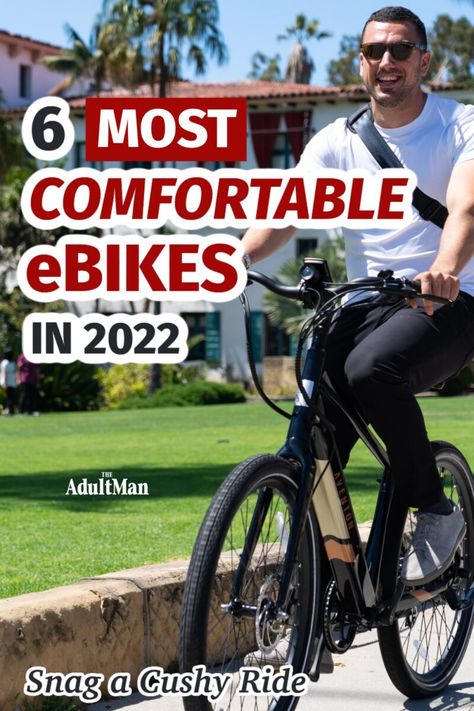 If you’re bumping around on two wheels for hours on end, you’ll want something cushy—trust us. Check out our picks of the most comfortable ebikes on the market. Best Electric Bikes, Comfort Bike, Power Bike, Urban Commuter, Rv Ideas, Electric Bikes, Rv Stuff, Rv Travel, Rv Camping